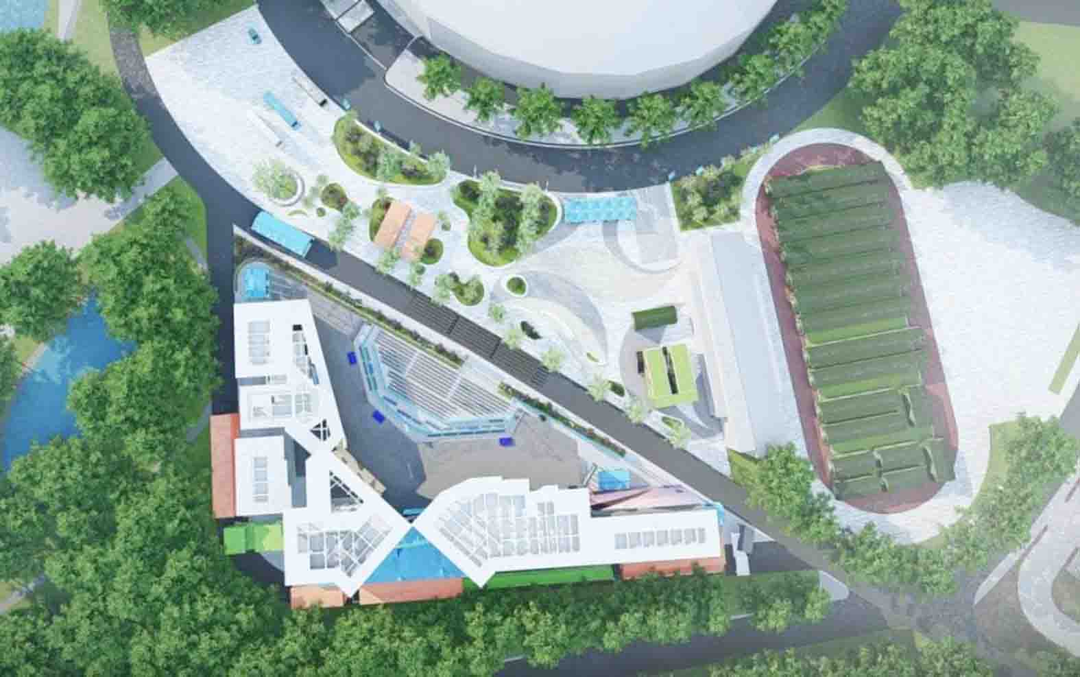 直击全运会场馆施工现场 工人奋战当“夏” 项目“火热”推进