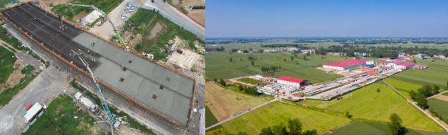 中化学交建集团兰太高速三标项目现浇梁浇筑及箱梁预制工作圆满完成
